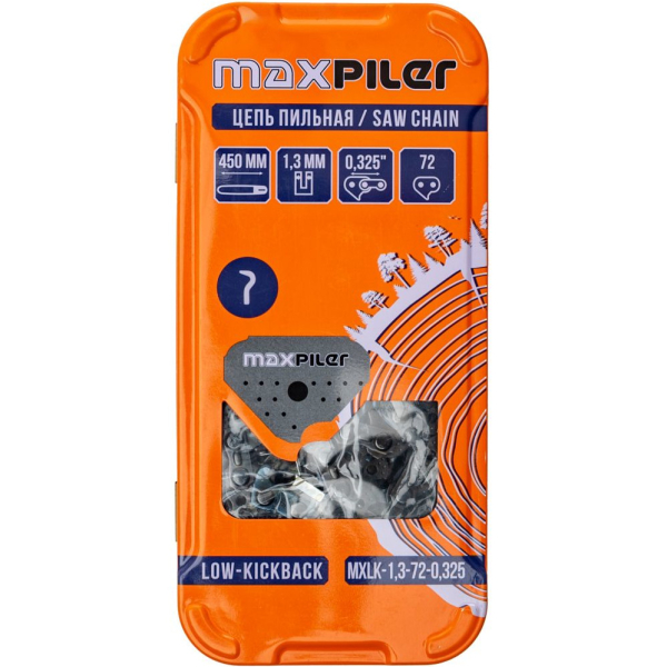 Цепь MAXPILER 1,3-72-0,325   MXLK-1,3-72-0,325
