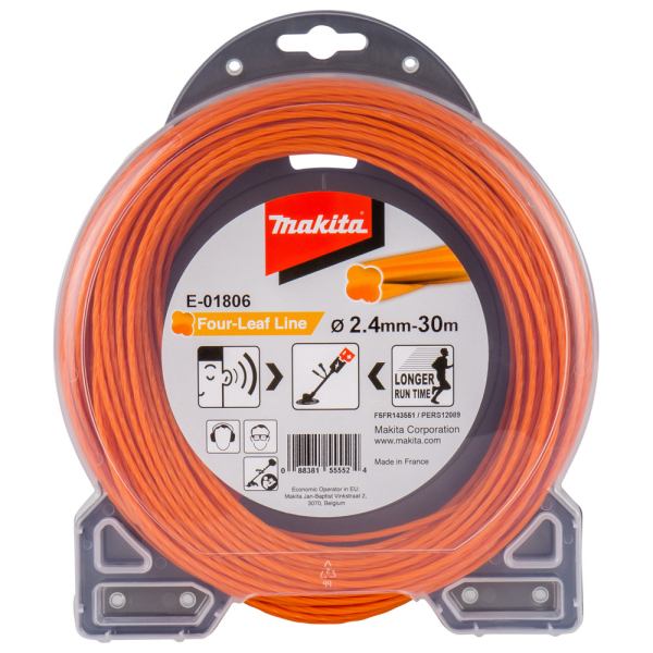 Леска Makita 2,40*30 м (клевер)   E-01806