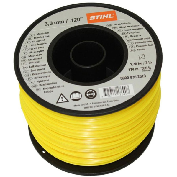 Леска STIHL 3,3*120 квадрат   7028-871-0591