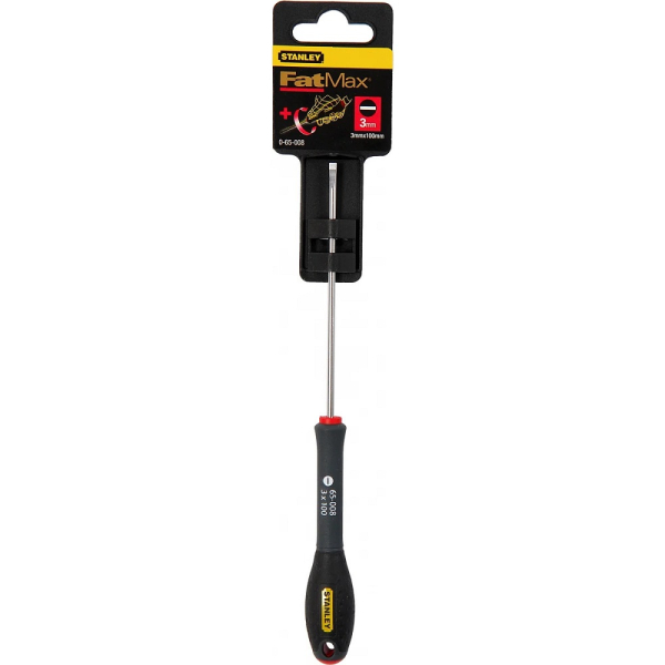 Отвертка STANLEY FATMAX прямой шлиц 3x100мм     0-65-008