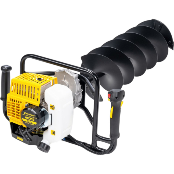 Мотобур CHAMPION AG 252 + шнек 200 мм   C8053