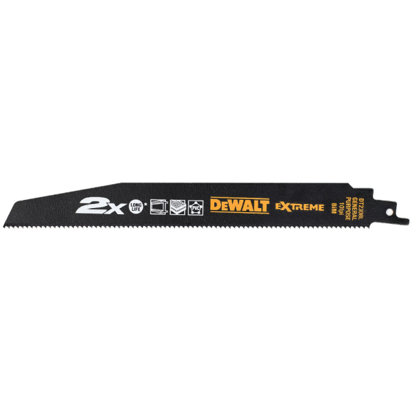 Полотно пильное DEWALT DT 2308 L для сабельной пилы