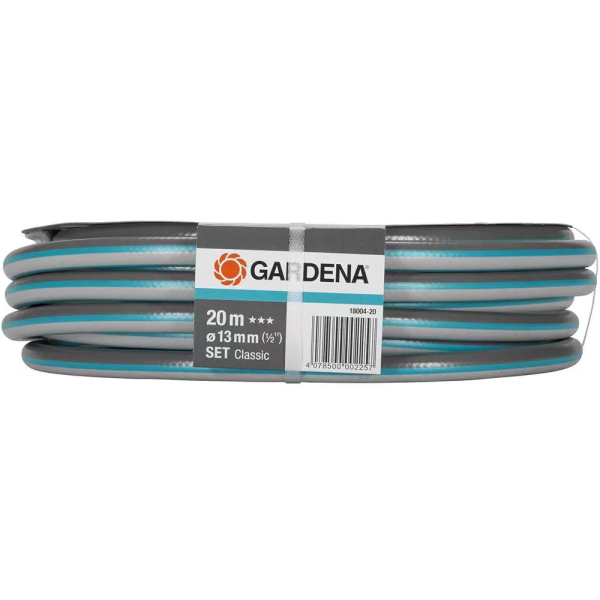 Шланг Gardena Classic 1/2" 20 м + комплект     18004-20.000.00
