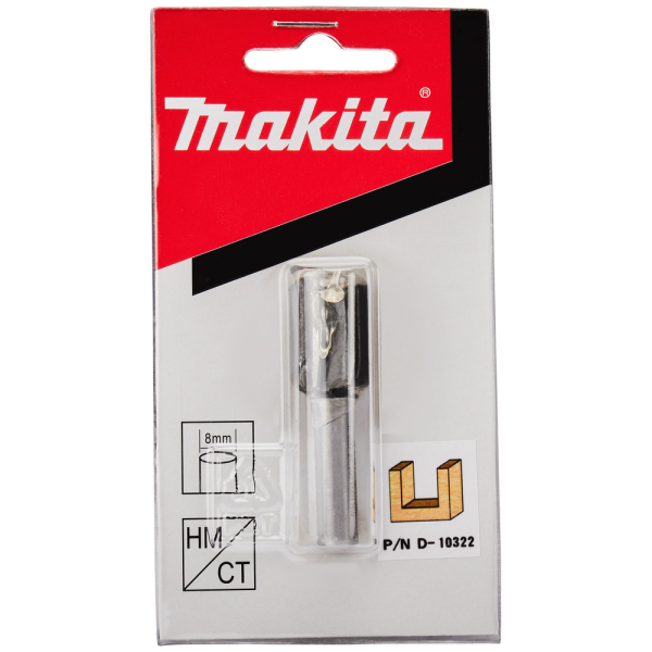 Фреза Makita пазовая с 2 кромками 16*20*8*32*2Т D-10322