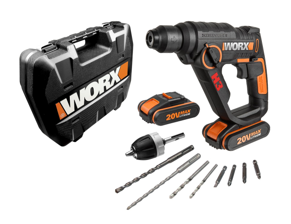 Перфоратор WORX WX 390.1 аккумуляторный