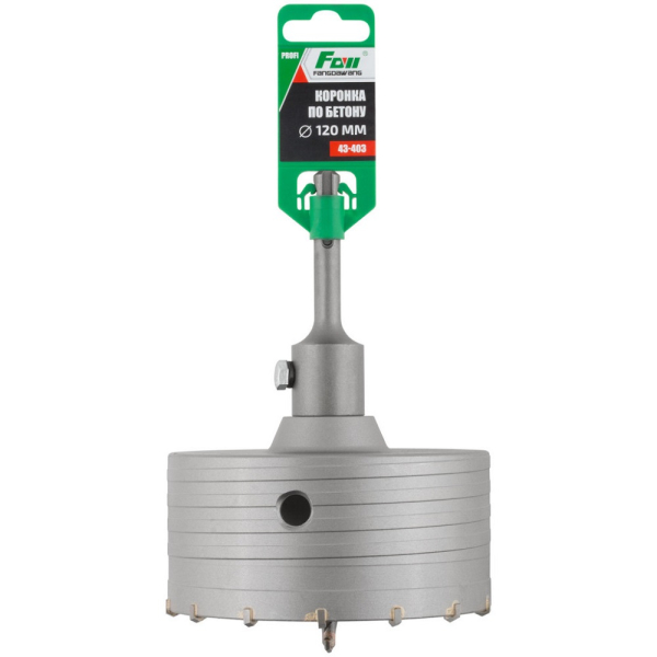 Коронка Cutop SDS Plus,FDW 120 мм по бетону   43-403