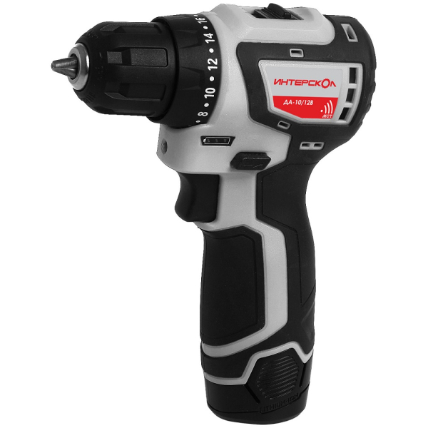 Дрель аккумуляторная Интерскол ДА-10/12 В МиниМАКС (2 аккум. 12v 1.5Ah Li-Ion, картон)