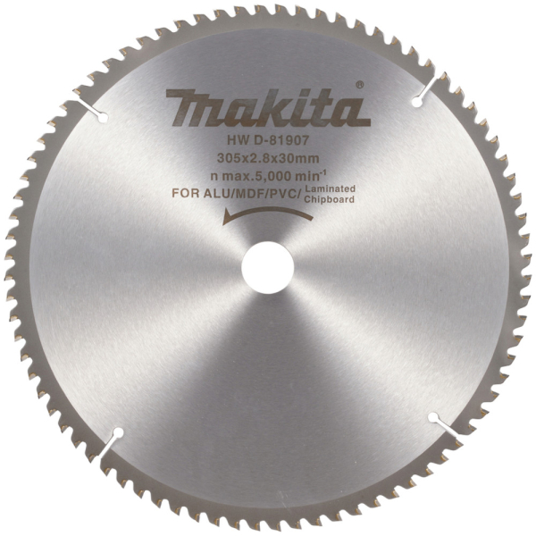 Диск п/п Makita 305*30*2.8/2*80T   (D-81907) универсальный