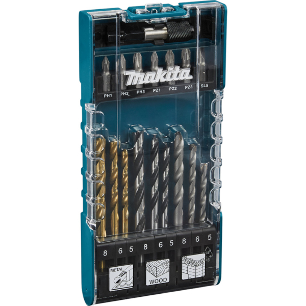 Набор сверл и бит Makita 17 шт   D-74887