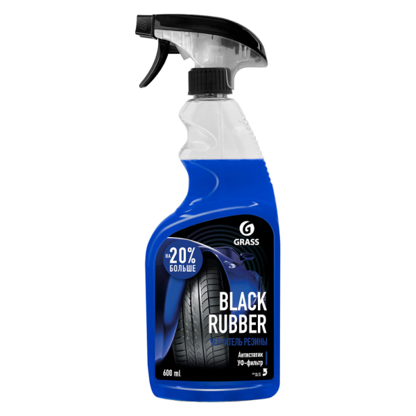 Чернитель-полироль шин GRASS "BLACK RUBBER" 0,6л   110384