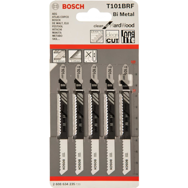 Пилочки BOSCH  T 101  BRF     2.608.634.235
