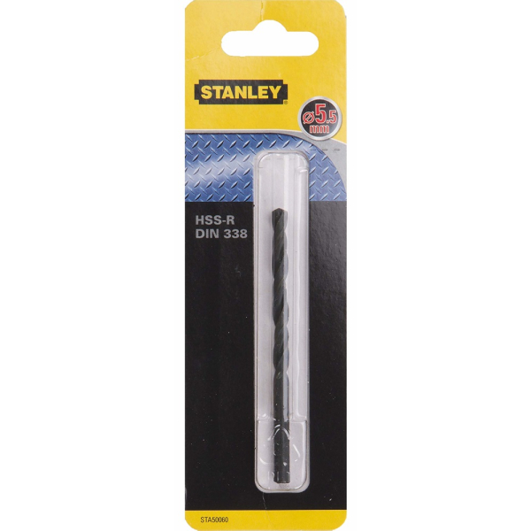 Сверло STANLEY по металлу HSS-R  5,5*93   STA50060