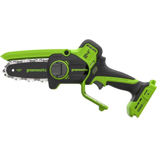 Пила цепная аккумуляторная мини GREENWORKS 24 V CS2410A