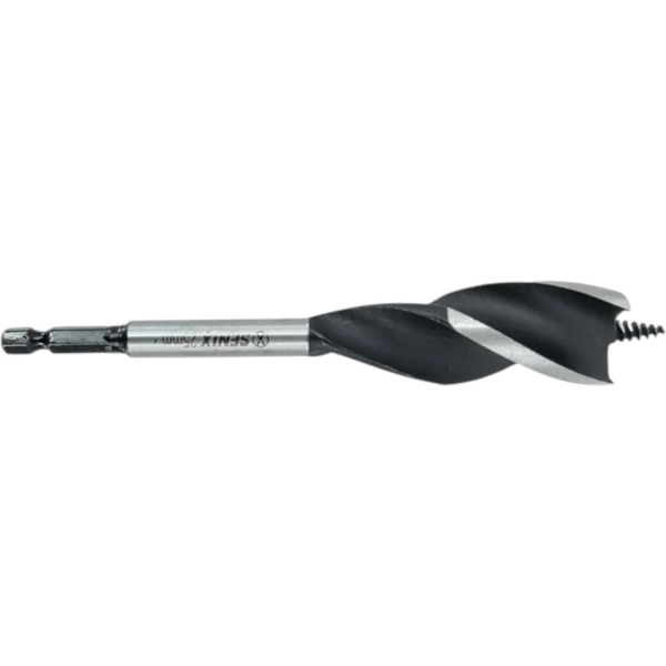 Сверло SENIX 25мм*1шт, HEX 1/4" по дереву трехзаходное   AEDS-0024