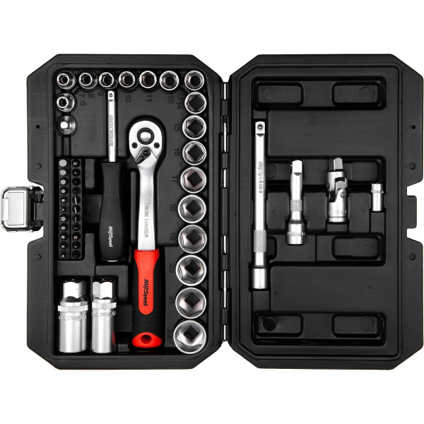 Набор инструмента AV Steel 50 предметов 3/8"  AV-011050
