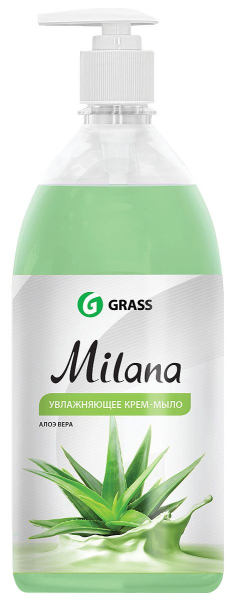Мыло жидкое GRASS Алоэ вера 1л   126601