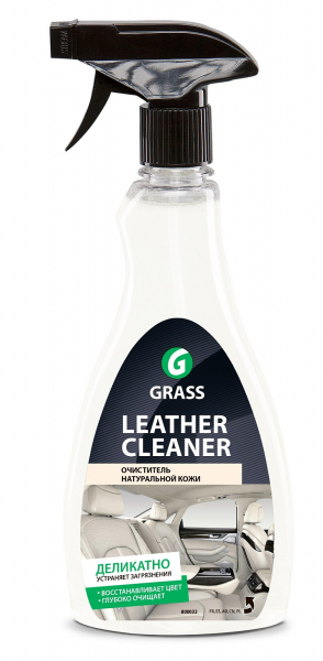 Очиститель натуральной кожи GRASS "LEATHER CLEANER" 0,5л   800032