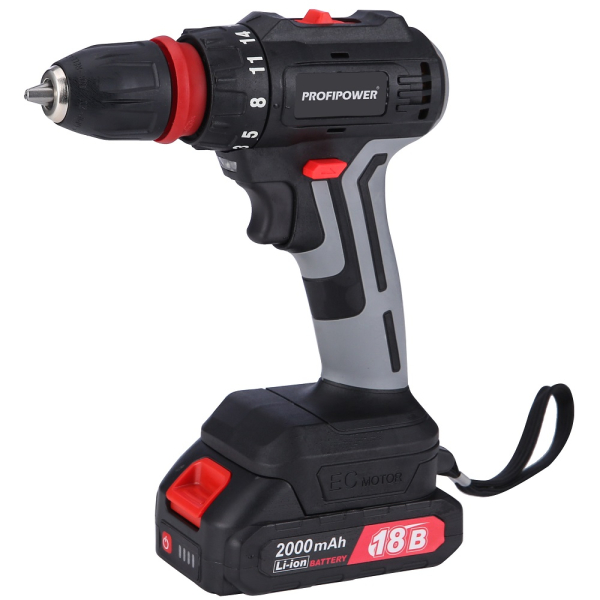 Дрель аккумуляторная PROFIPOWER CN-DFR 18BT  E0011