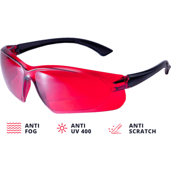 Очки лазерные ADA VISOR RED Laser Glasses