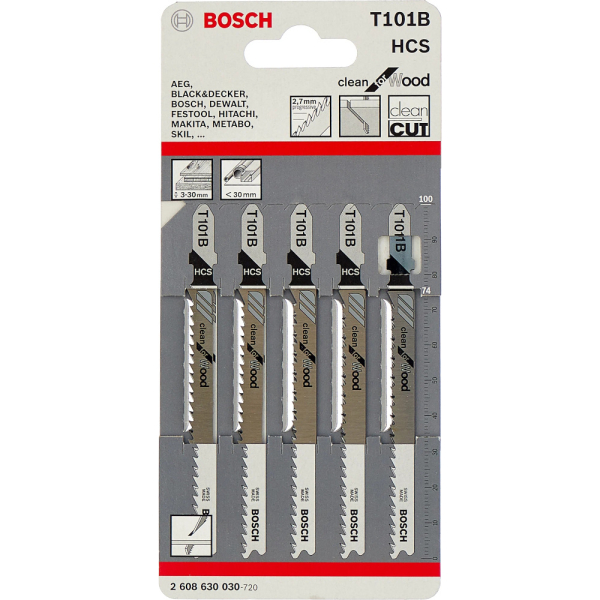 Пилочки BOSCH  T 101  B     2.608.630.030