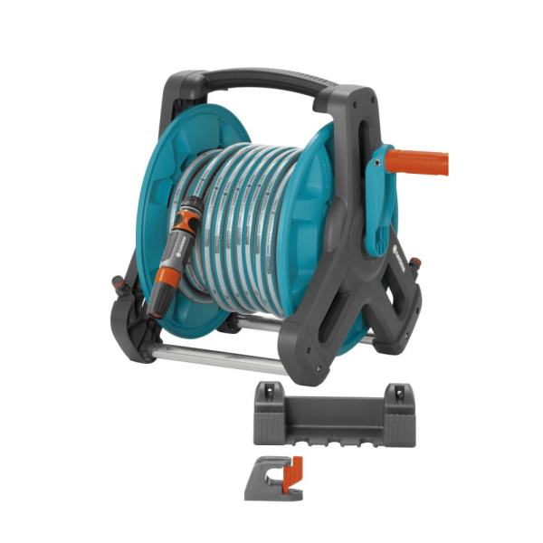 Катушка со шлангом Gardena 50 Classic с фитингами и настенным креплением   08009-20.000.00