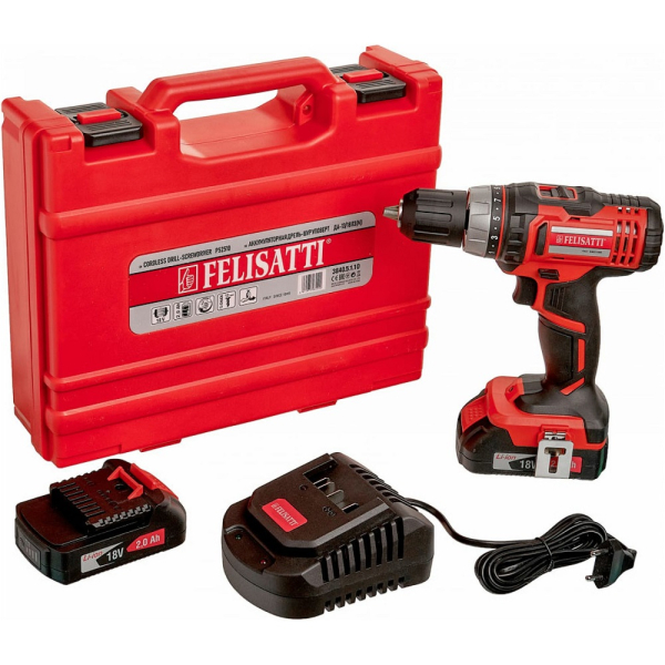 Дрель аккумуляторная FELISATTI ДА-13/18Л3(М)   3840.5.1.10