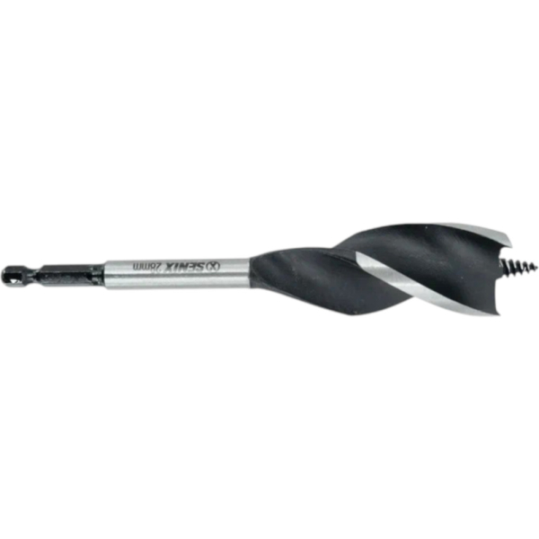 Сверло SENIX 28мм*1шт, HEX 1/4" по дереву трехзаходное   AEDS-0025