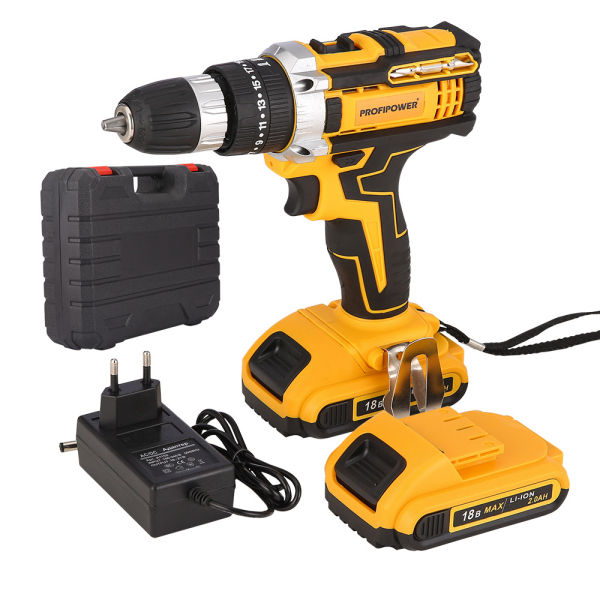 Дрель аккумуляторная PROFIPOWER DW-18N  T0053
