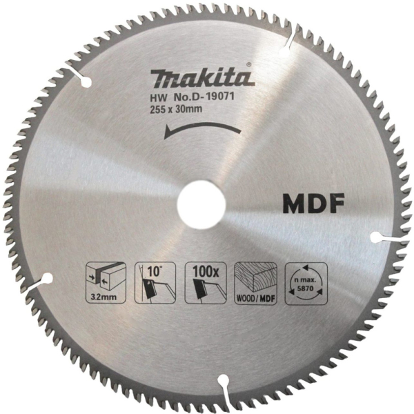 Диск п/п Makita 255*30*100   (D-19071)