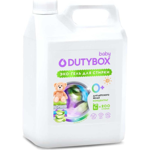 Гель для стирки DutyBox концентрат детский Алоэ вера 5л   DB-5149