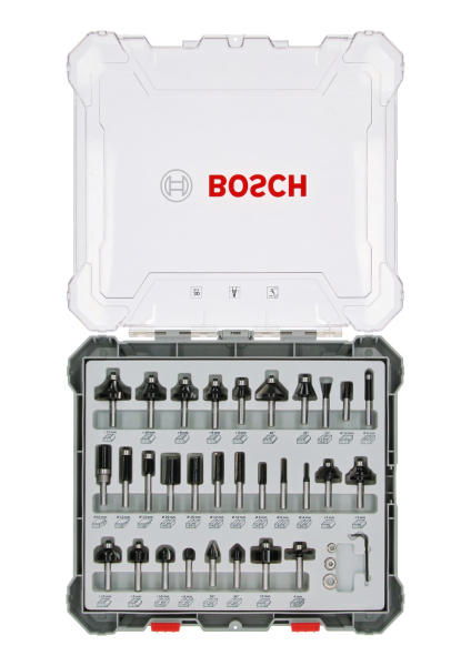 Набор фрез BOSCH 6 мм из 30 штук   2.607.017.474
