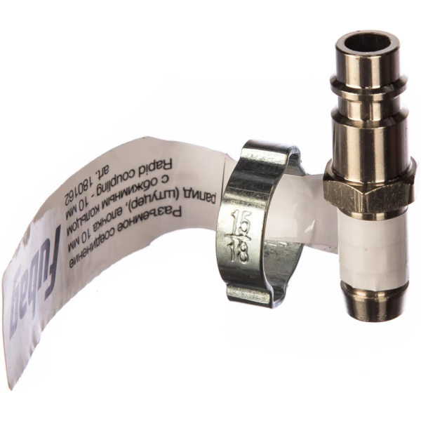 Разъемное соединение Fubag рапид штуцер елочка 10мм с кольцом 10х15мм   (180162)