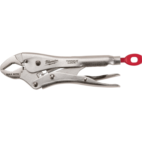 Зажим Milwaukee GEN II TORQUE LOCK 7" MAXBITE с изогнутыми губками 170мм