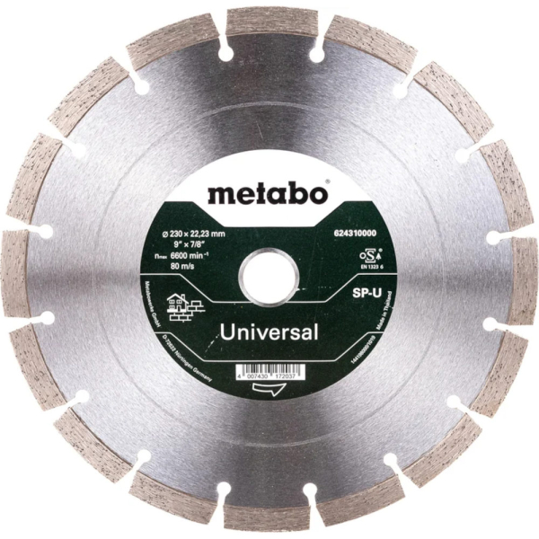Диск алмазный Metabo 230*22,2 мм сегмент