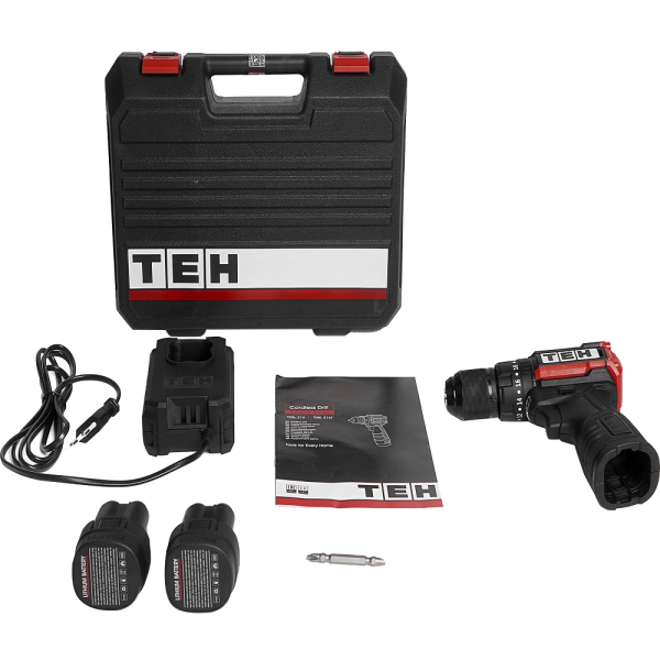 Дрель ударная аккумуляторная 16,8V TEH TDBL216T