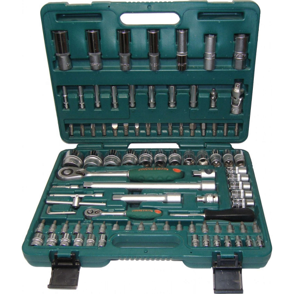 Универсальный набор инструментов JONNESWAY 1/2" и 1/4" 94 предмета