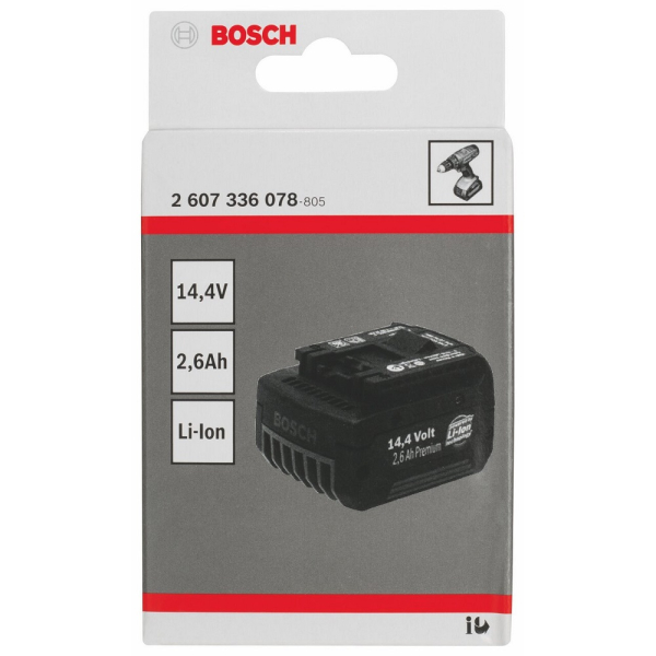 Аккумуляторная батарея BOSCH 14,4V     2.607.336.078