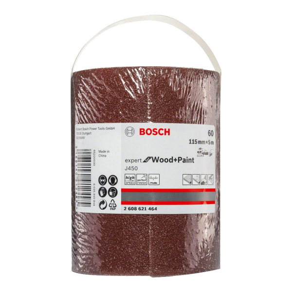 Лента шлифовальная BOSCH 115мм в рулоне (5м) 2.608.621.464