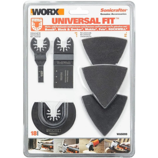 Набор насадок WORX для реноватора 18 шт   WA5099