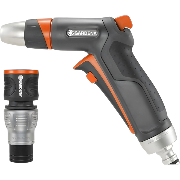 Пистолет-наконечник для полива Gardena Premium + коннектор с автостопом Premium     18306-20.000.00