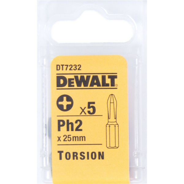 Набор бит DEWALT DT 7232 из 5 штук