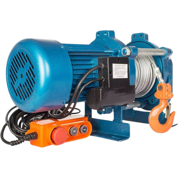Лебедка электрическая TOR ЛЭК-500 E21 (KCD) 500 кг 220 В с канатом 70 м   1026406