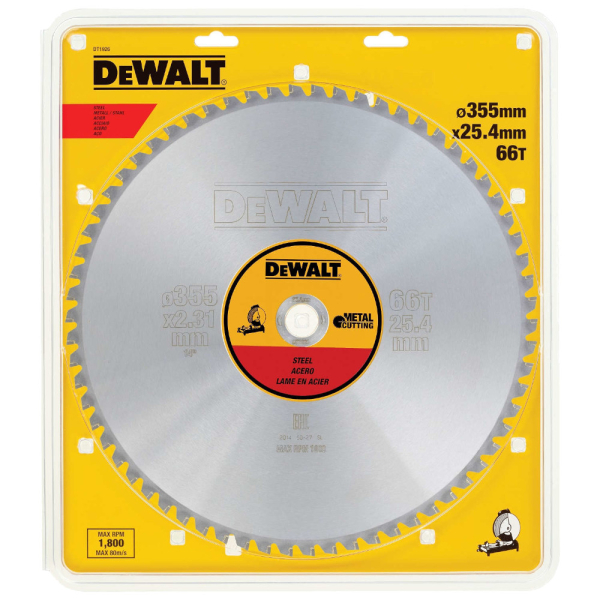 Диск п/п DEWALT DT 1926   355*25,4*66