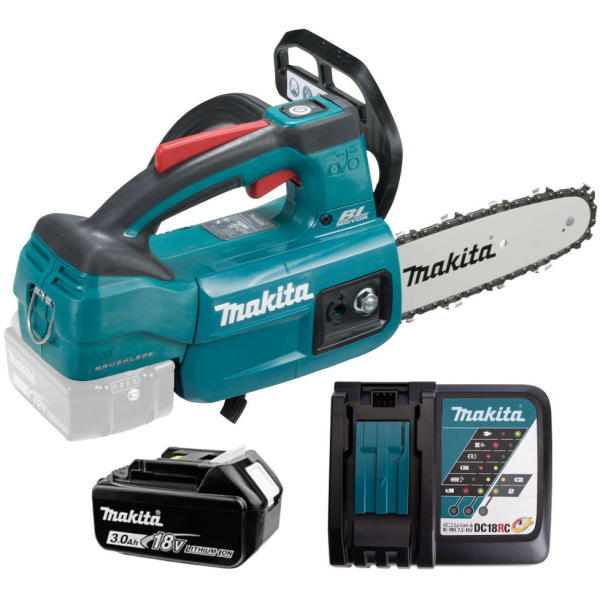 Пила цепная аккумуляторная Makita DUC204 + Акк.батарея BL1830B + з/у DC18RC