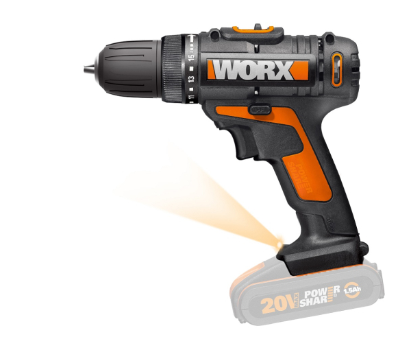 Дрель аккумуляторная WORX WX101.9 20V без акк и з/у