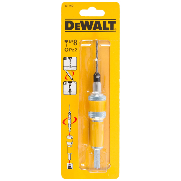 Насадка DEWALT для сверления и заворачивания №8   DT 7601