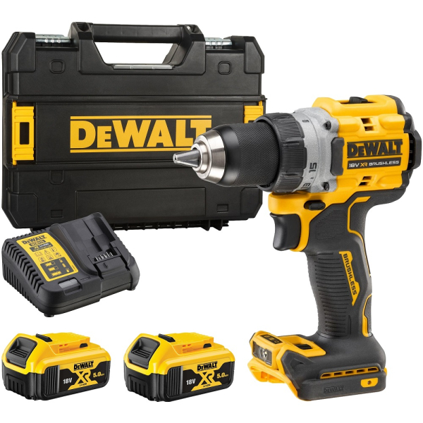Дрель аккумуляторная DEWALT DCD 800 P2T 18v 5Ah Li-Ion