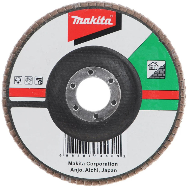 Диск лепестковый Makita 180x22мм К40 для ровн. пов., основа стекловол.   D-28139