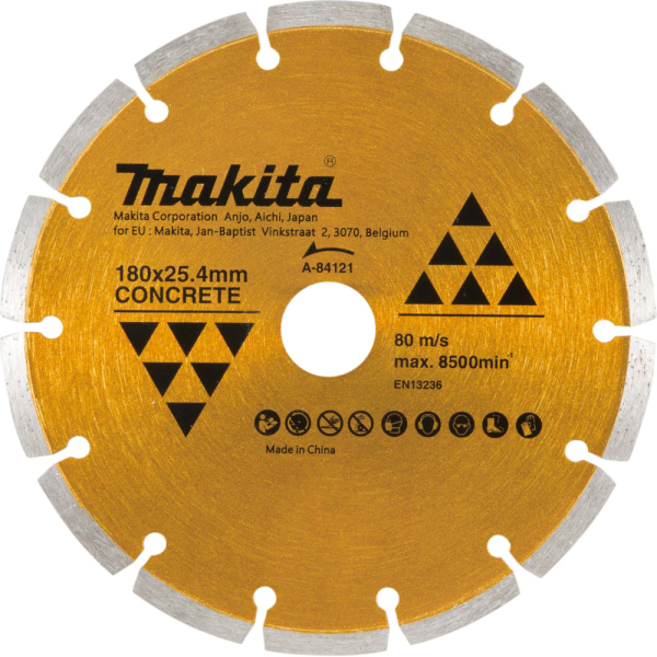Диск алмазный Makita 180*22,2 сегмент   A-84121