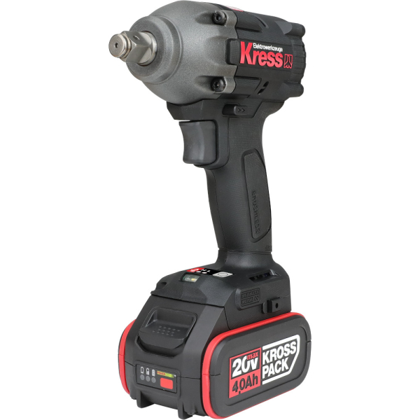 Гайковерт аккумуляторный KRESS KUB30.1 20V 2х4Ач Зу 6А кейс